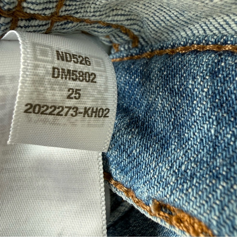 Madewell High-Rise Stovepipe Jeans MagicPockets Medium Light Denim 25 - Picture 9 of 11